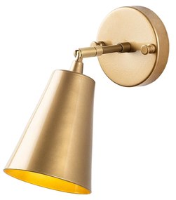 Candeeiro de Parede Evander – Dourado – 10 x 26 x 21 cm