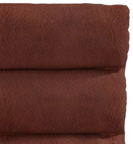Cadeiras de jantar 2 pcs couro artificial castanho brilhante