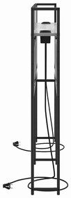 Cabeceira de armazenamento com cabeceira Sonoma cinzento 160 cm