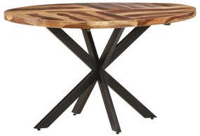 vidaXL Mesa de jantar 140x80x75 cm madeira de acácia maciça