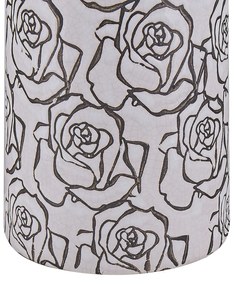 Vaso preto e branco com 26 cm ALINDA Beliani