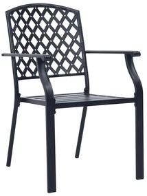Conjunto de Jantar Jardim 3 Peças Anthracite - Aço