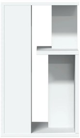 Mesa de apoio 35x35x60 cm derivados de madeira branco