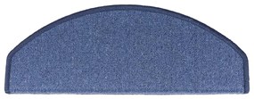 Tapetes de escada 15 pcs 65x24x4 cm azul
