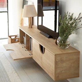 Móvel TV Grotte – Carvalho – 180x35x35 cm