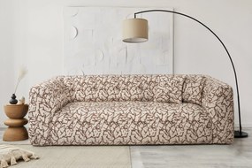 Sofá de 3 Lugares Cady – Castanho Claro – 235x100x72 cm