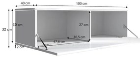 Conjunto de Móveis de Sala Nespereira – 1,6 m – Modular em Preto e Bra
