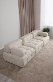 Sofá de 3 Lugares Doblo – Creme – 300cm x 100cm x 80cm