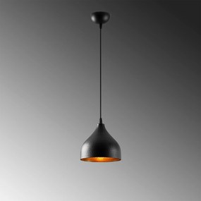 Candeeiro Suspenso Tattoo – Preto – 18 x 18 cm