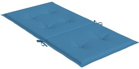Almofadões lombares p/ cadeiras 2pcs 100x50x4cm mesclado tecido