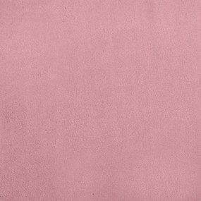 Cama para cães 60x40x30 cm veludo rosa