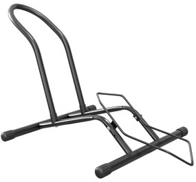 SPORTNOW Estacionamento para Bicicletas Suporte para Bicicletas de Aço para Interior e Exterior 59x41x38 cm Preto