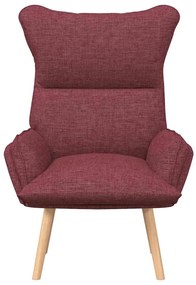 Poltrona Relaxante vidaXL Vermelha