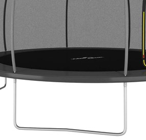 Conjunto de trampolim redondo 460x80 cm 150 kg