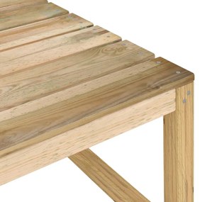 2 pcs conjunto lounge de jardim pinho impregnado a verde