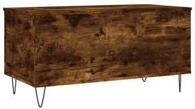 Mesa de centro 90x44,5x45 cm derivados madeira carvalho fumado