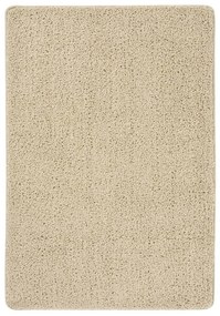 Tapete shaggy 120x170 cm antiderrapante cor creme
