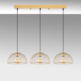 Candeeiro Telkure – Ouro Brilhante – 101 x 31 x 105 cm