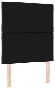 Cabeceira vidaXL Design de Blocos de Diamante Preta 80 cm Tecido