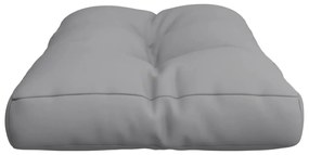 Almofadão para sofá de paletes 80x40x12 cm tecido cinza