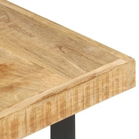Mesa de centro 142x90x42 cm madeira de mangueira maciça