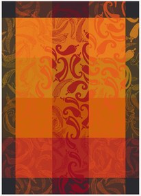 Panos de cozinha jacquard Piment Fou Tor50 Chili, conjunto de 2