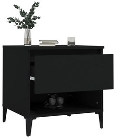 Mesa de apoio 50x46x50 derivados de madeira preto