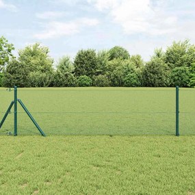 vidaXL Cerca de Arame Soldado Verde 0.4x10 m de Aço