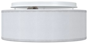 Luzes de Teto Montagem Embutida Cinza Ø 30 cm Tecido E27