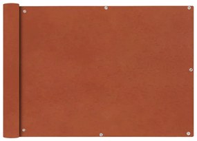 Tela varanda tecido Oxford 75x400 cm terracota