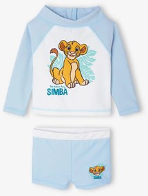 Conjunto de banho para bebé, Simba camisola anti-UV + calções Disney® Rei Leão azul-céu