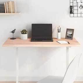 vidaXL Tampo de mesa 100x60x2 cm carvalho maciço não tratado