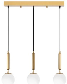 Candeeiro Chandelier King – Dourado Brilhante – 62 x 15 x 134 cm
