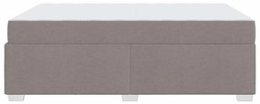 Estrutura da Cama Cinzento-acastanhado 140 x 200 cm tecido
