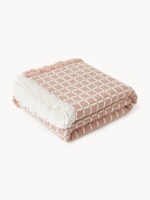 Washed Muslin Bedspread Ronia with Fringes
