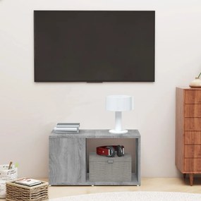 Móvel de TV 60x24x32 cm derivados de madeira cinzento sonoma