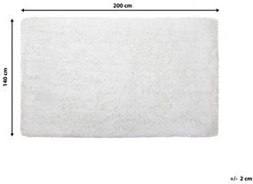 Tapete branco 140 x 200 cm CIDE Beliani