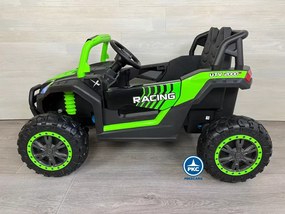 Carro elétrico para crianças Beach Buggy Racing 12V 2.4G Verde