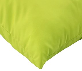 Almofadões p/ móveis paletes 3pcs tecido oxford verde brilhante