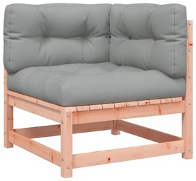 8 pcs conj. sofás jardim c/ almofadões madeira abeto-de-douglas