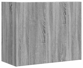 Armário parede 75x35x60 cm derivados de madeira cinzento sonoma