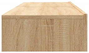 Móveis de TV com luzes LED 2 pcs 60x35x15,5 cm carvalho sonoma