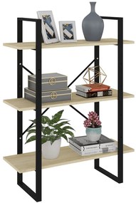 806530 vidaXL Estante 80x30x105 cm contraplacado cor carvalho sonoma