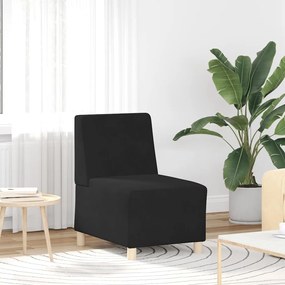 Poltrona 55 cm veludo preto