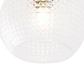 Candeeiro de teto Art Déco latão - SPHERE Art Deco