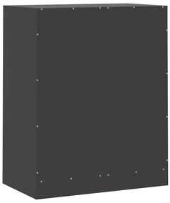 Aparador 67x39x83 cm aço preto