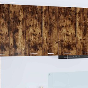 vidaXL Armário suspenso Riga Carvalho Defumado 60 x 31 x 80 cm