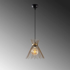 Candeeiro de Teto Chandelier Kirpi – Preto – 34 x 34 cm
