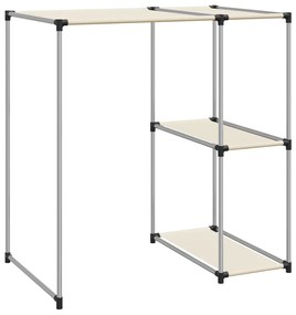 Estante arrumação p/ máquina lavar roupa 87x55x90,5 ferro creme