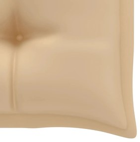Banco baloiço 2 lug. bambu c/ folhas palmeira e almofadão 202cm